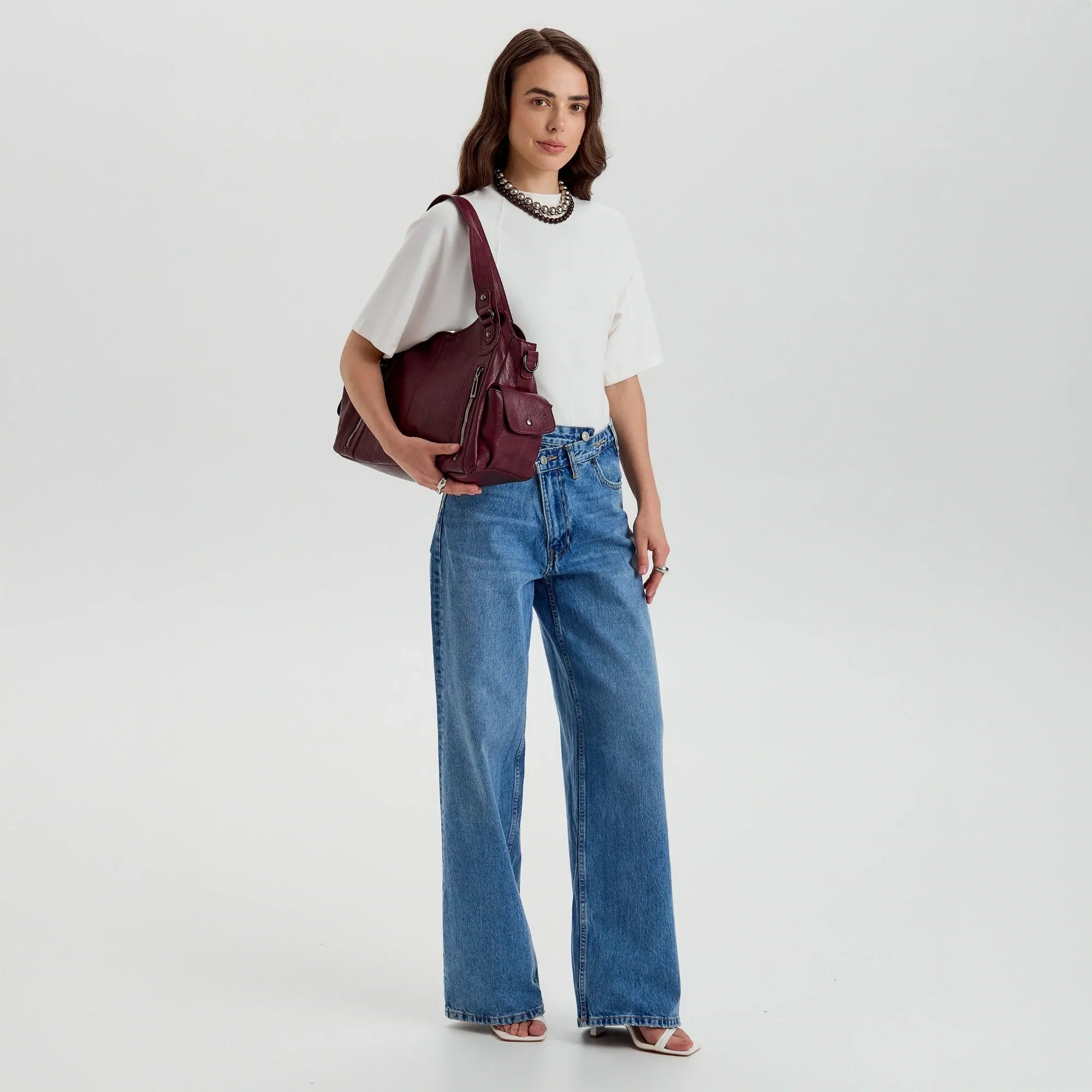 Launa Vegan Leather Crossbody Bag