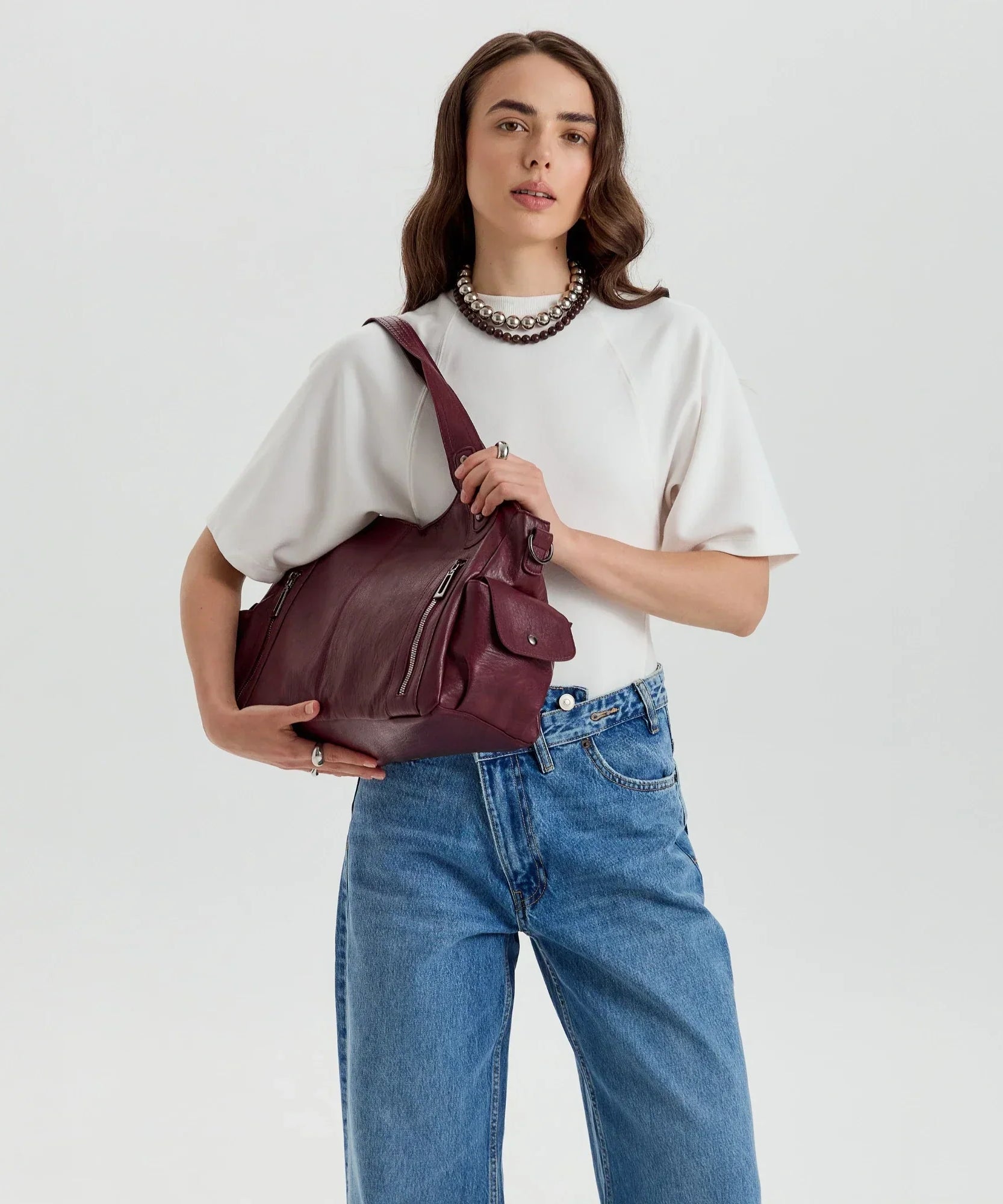 Launa Vegan Leather Crossbody Bag