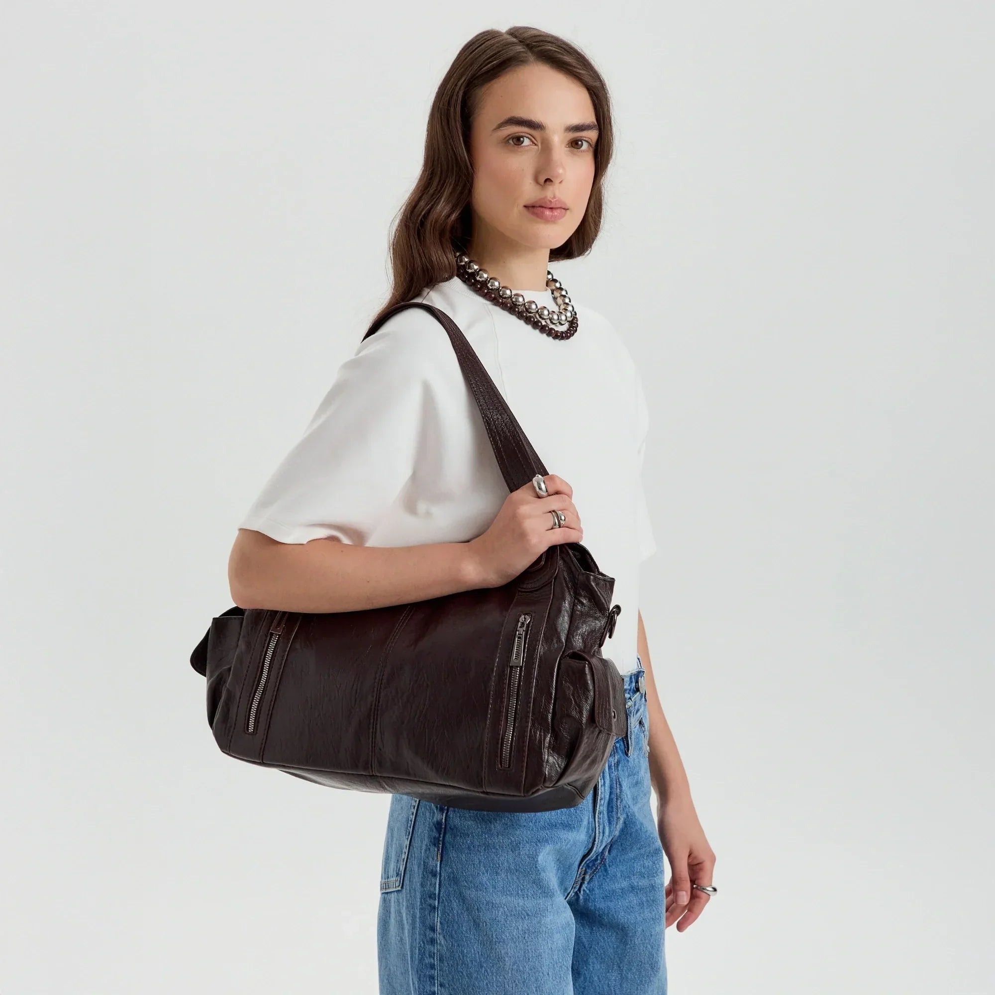 Launa Vegan Leather Crossbody Bag