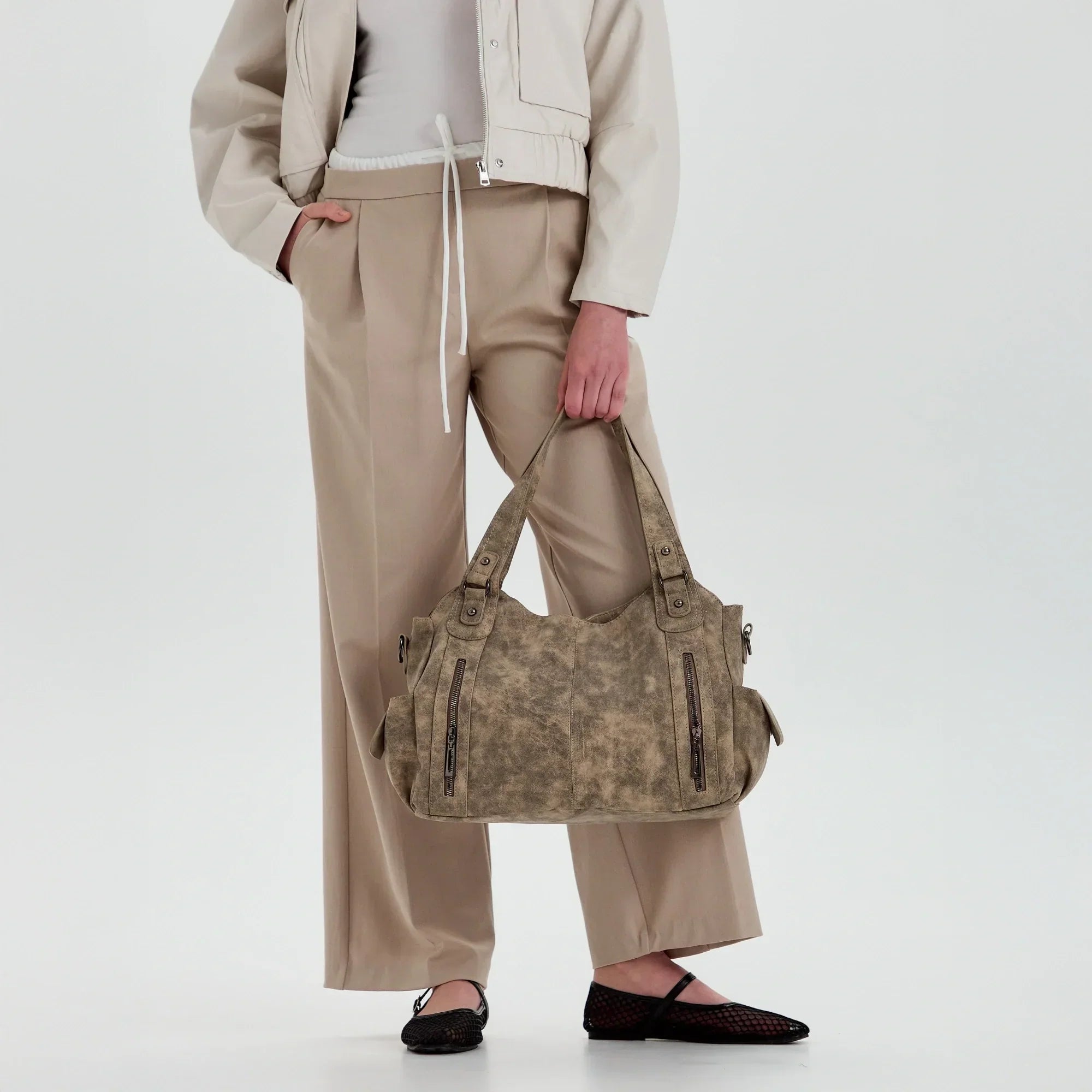 Launa Vegan Leather Crossbody Bag