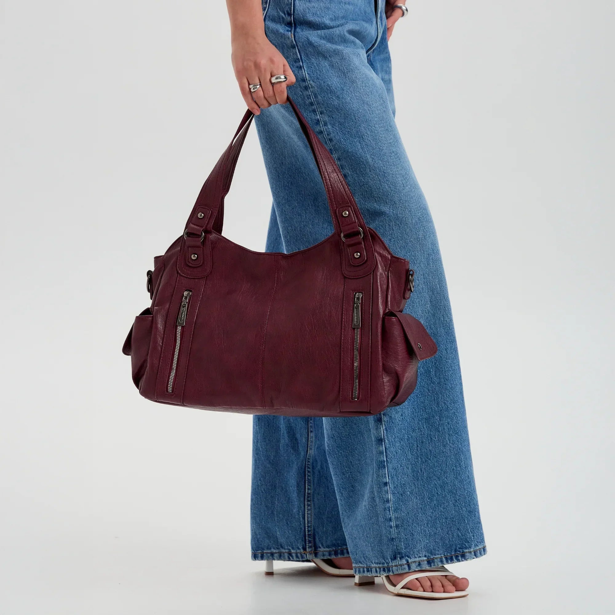 Launa Vegan Leather Crossbody Bag