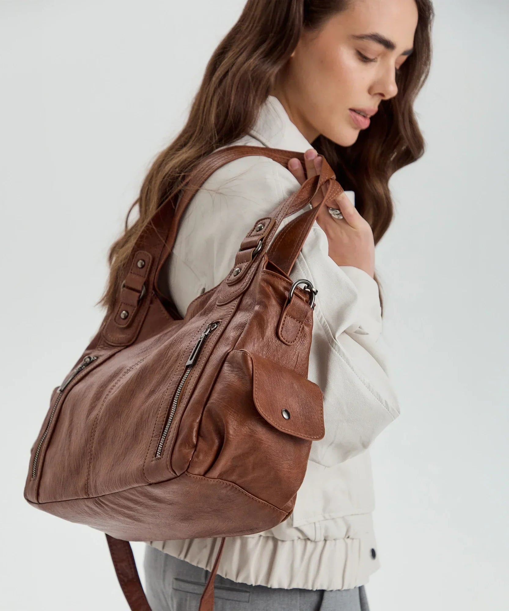 Launa Vegan Leather Crossbody Bag