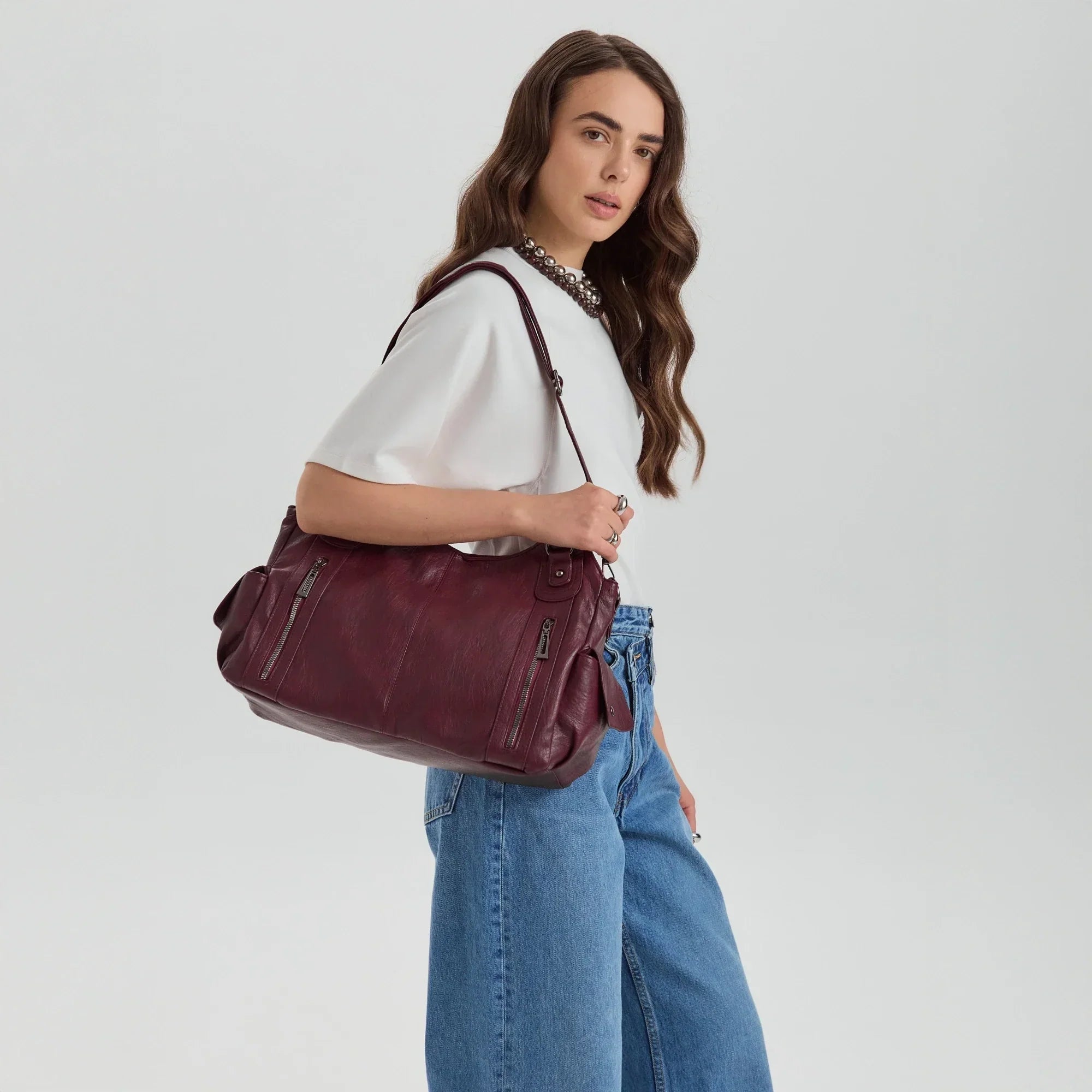 Launa Vegan Leather Crossbody Bag