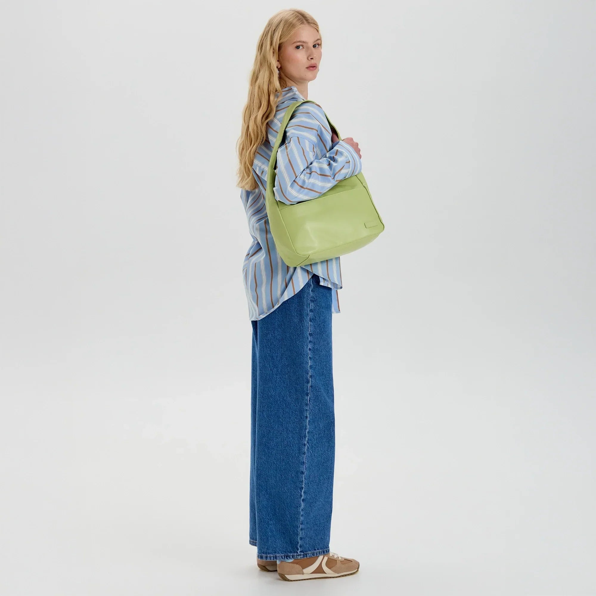 Lilya Vegan Leather Hobo Bag