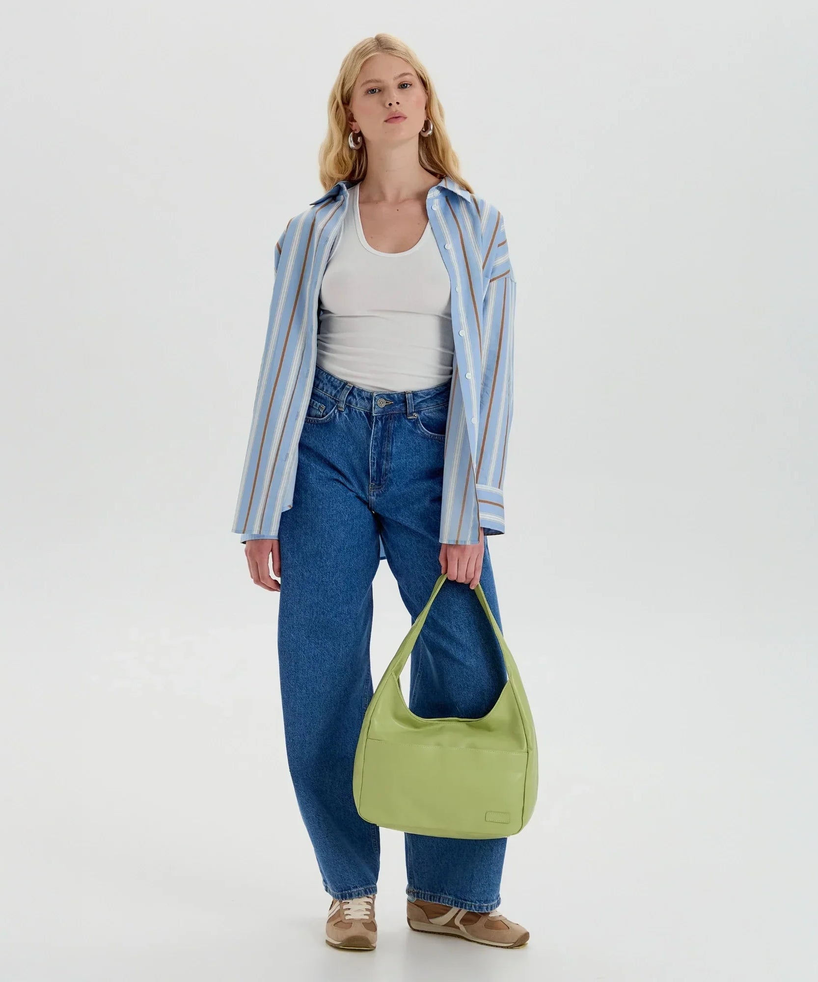 Lilya Vegan Leather Hobo Bag