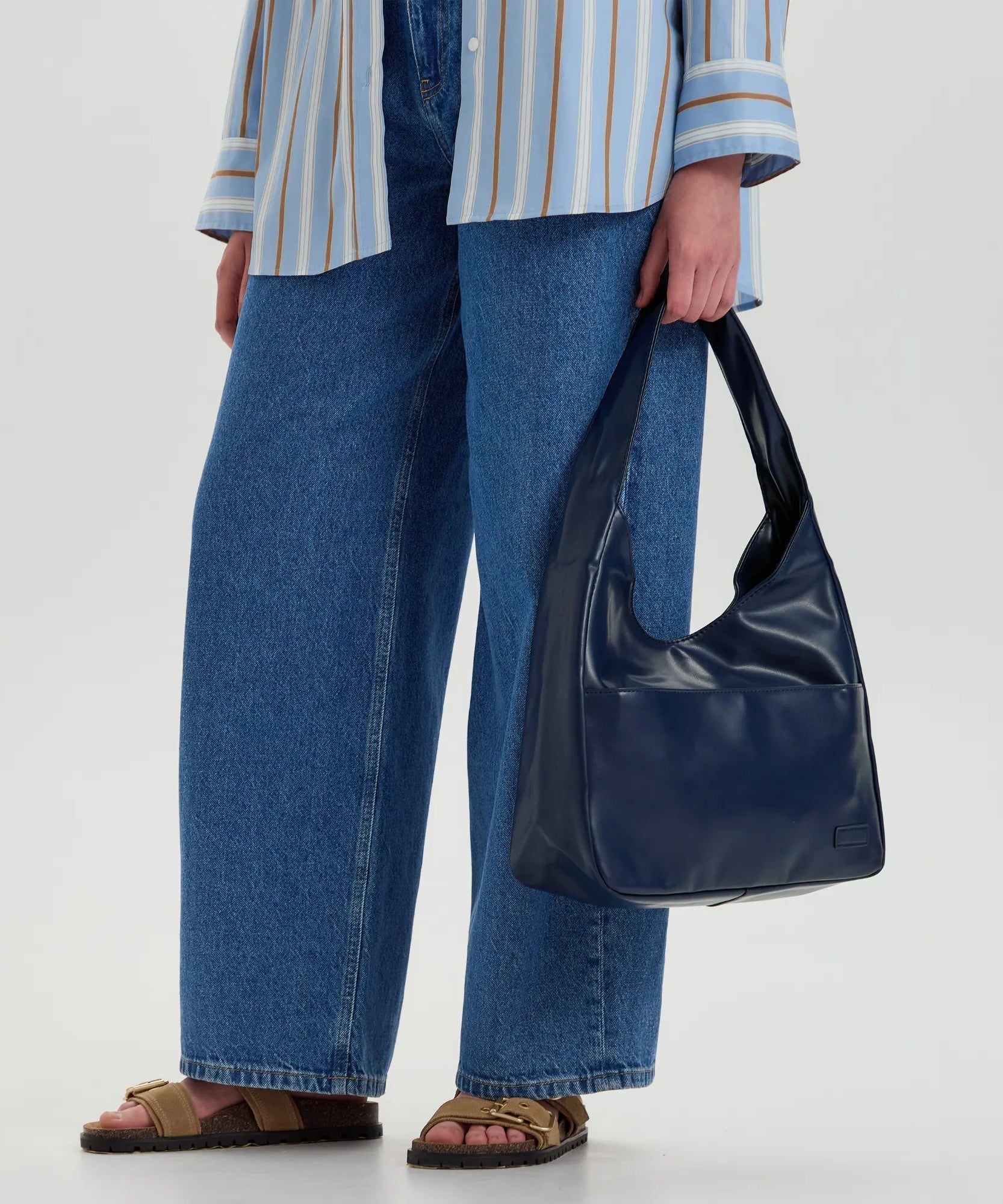 Lilya Vegan Leather Hobo Bag