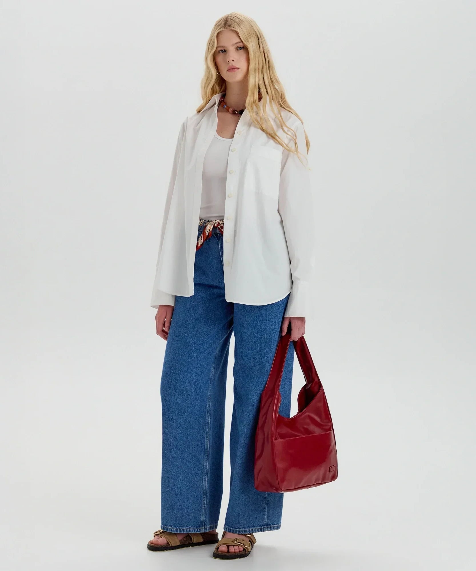 Lilya Vegan Leather Hobo Bag