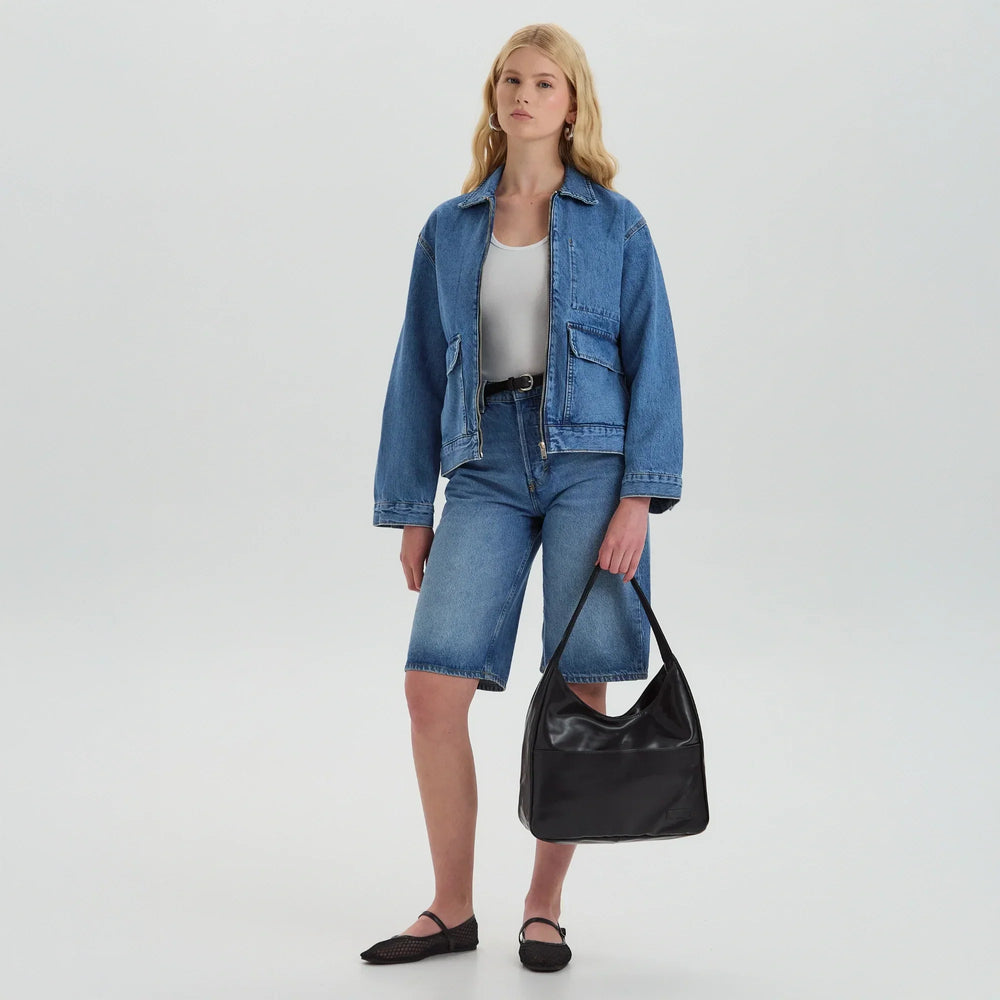 Lilya Vegan Leather Hobo Bag