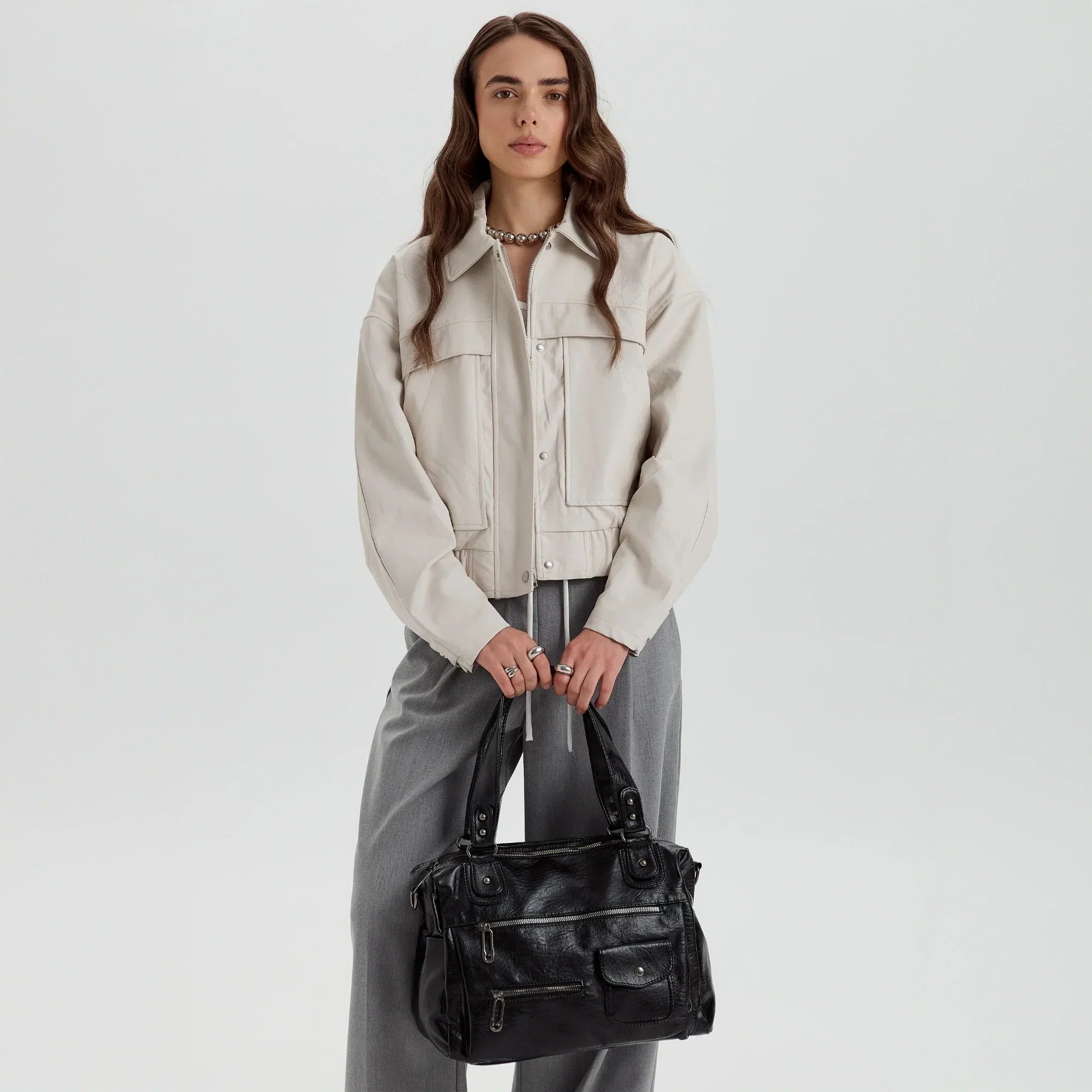 Vanéa Vegan Leather Crossbody Bag