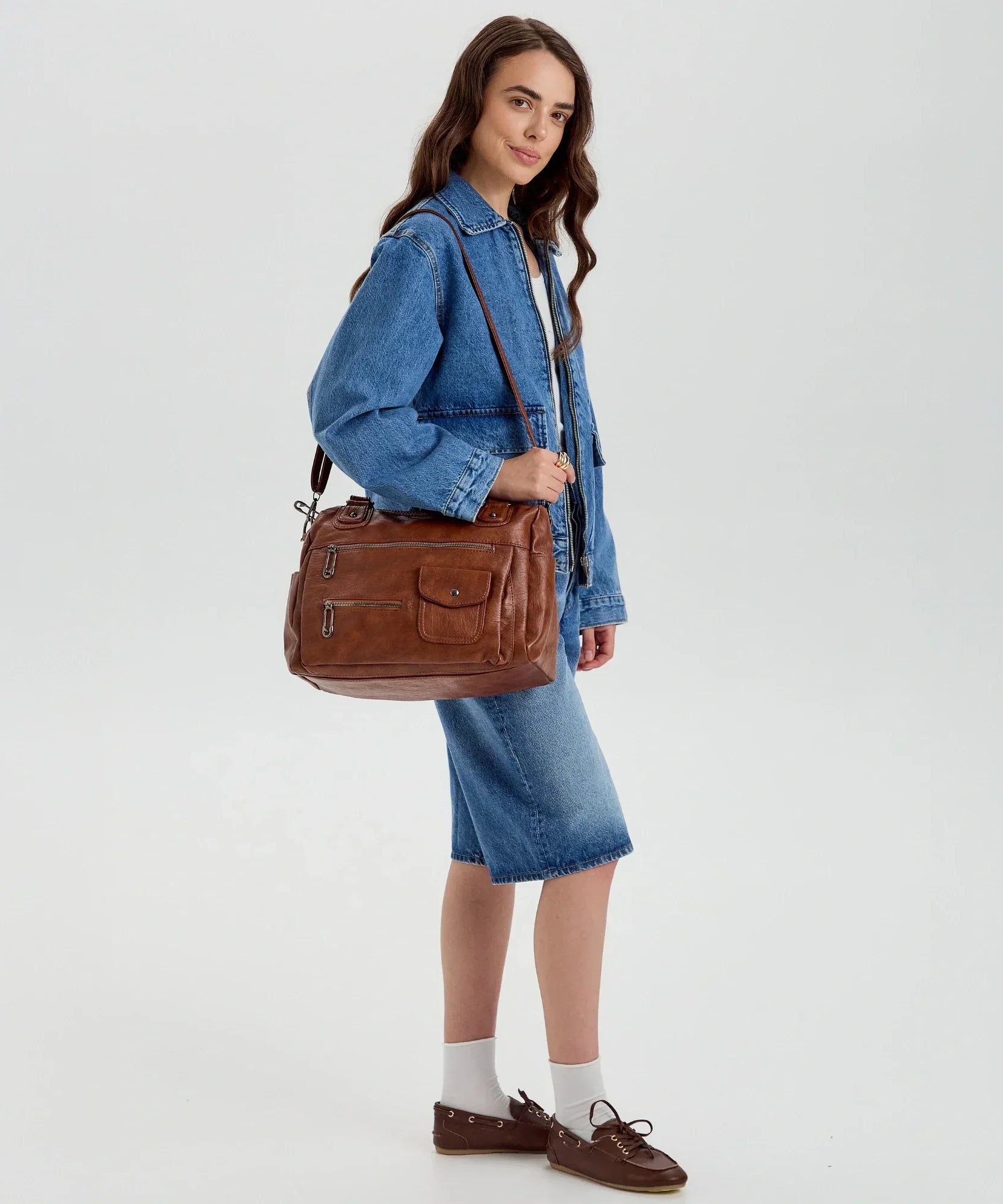 Vanéa Vegan Leather Crossbody Bag
