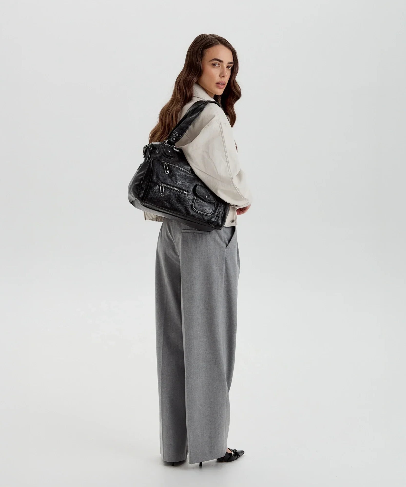 Vanéa Vegan Leather Crossbody Bag