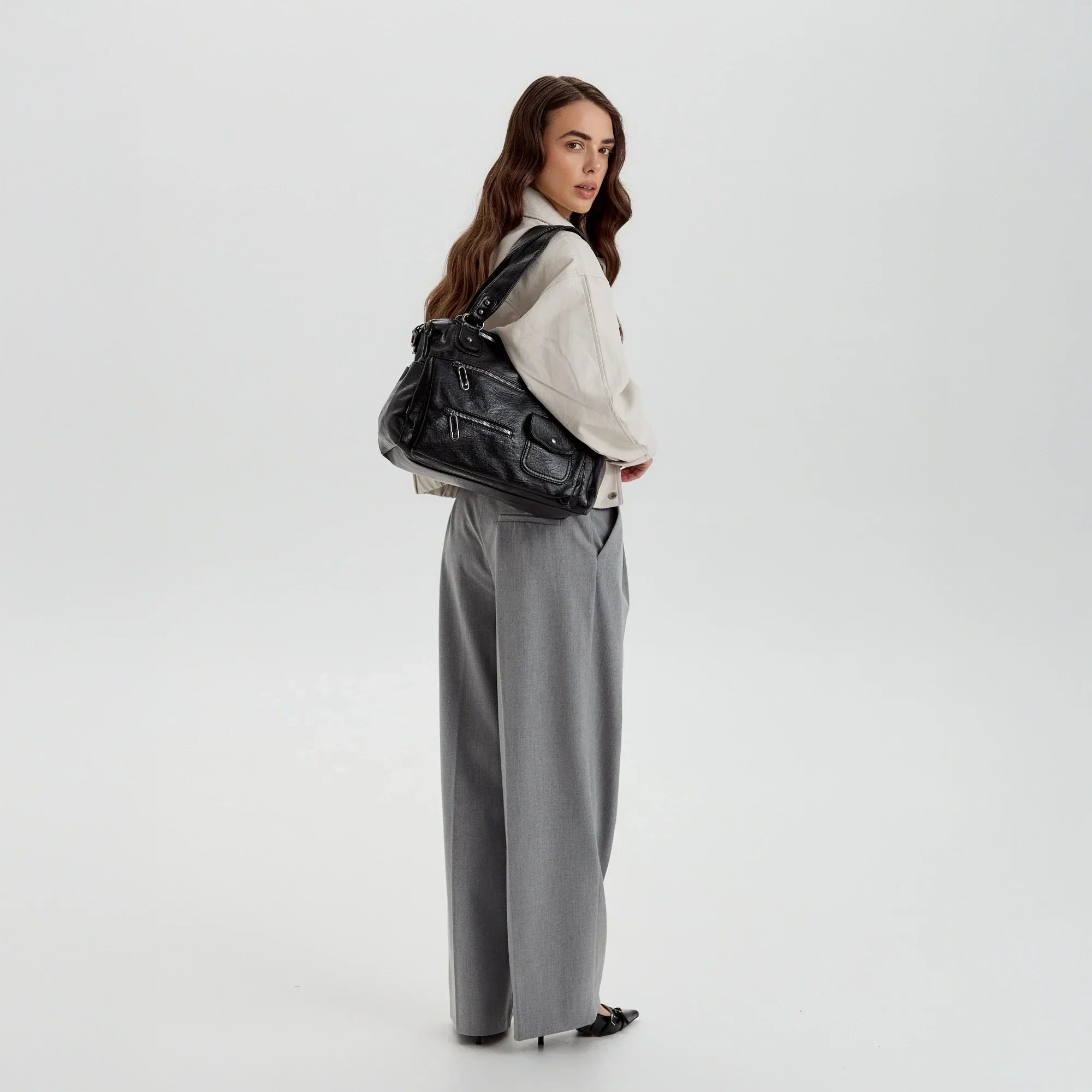 Vanéa Vegan Leather Crossbody Bag