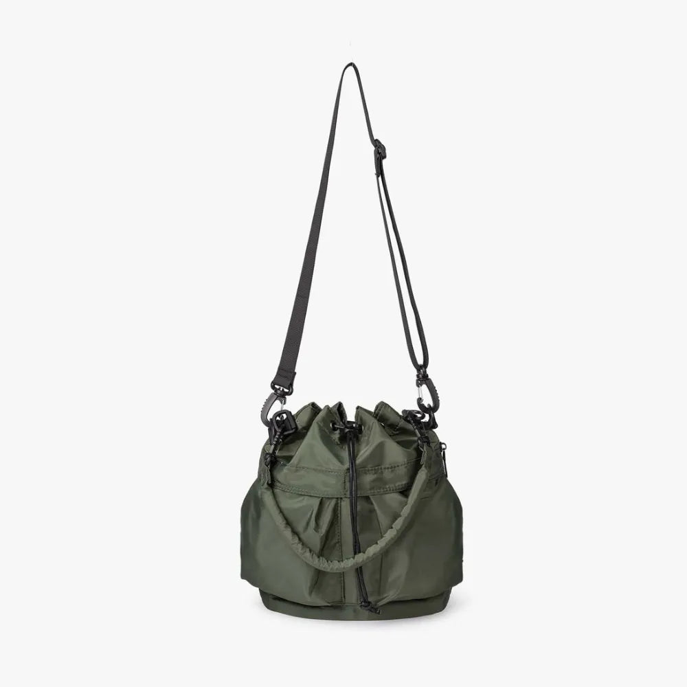 Bellance Vegan Leather Crossbody Bucket Bag