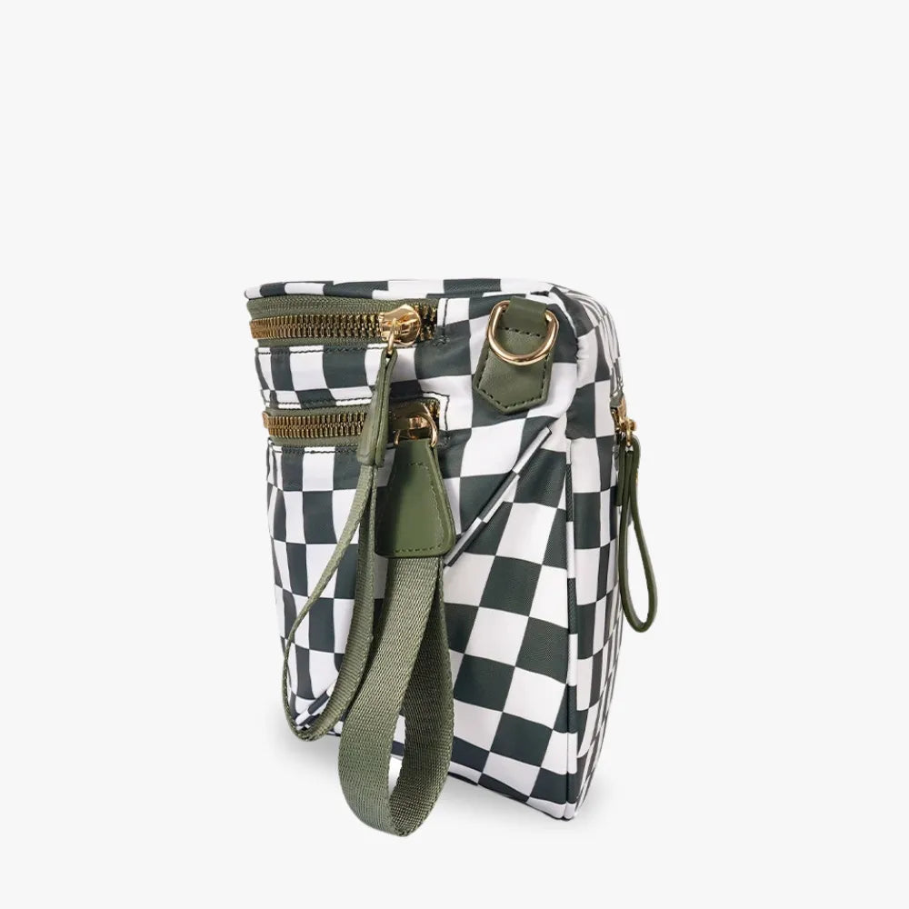Valla Checkered Crossbody Bag