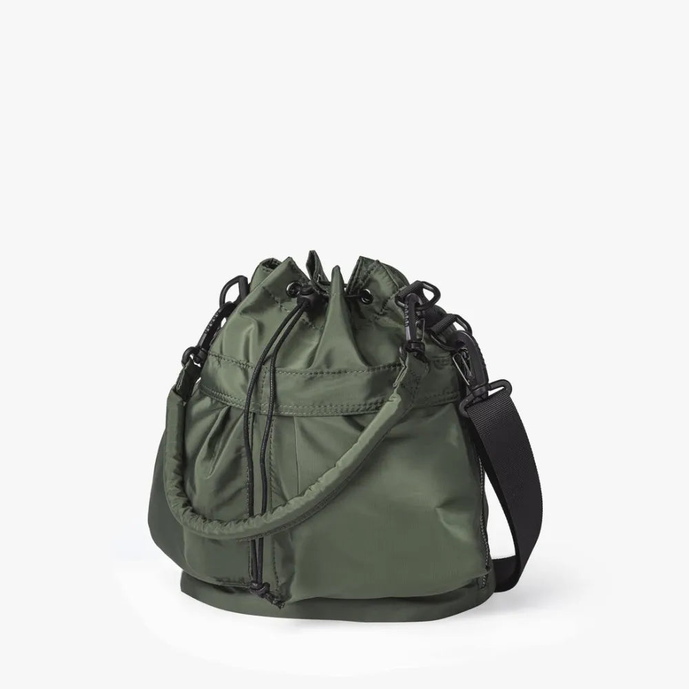 Bellance Vegan Leather Crossbody Bucket Bag