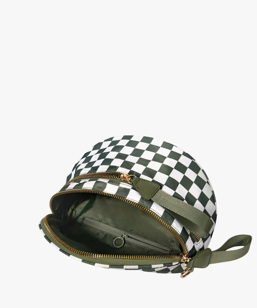 Valla Checkered Crossbody Bag
