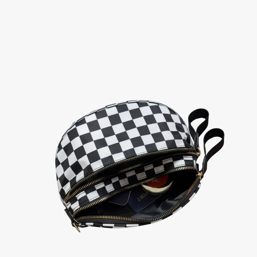 Valla Checkered Crossbody Bag
