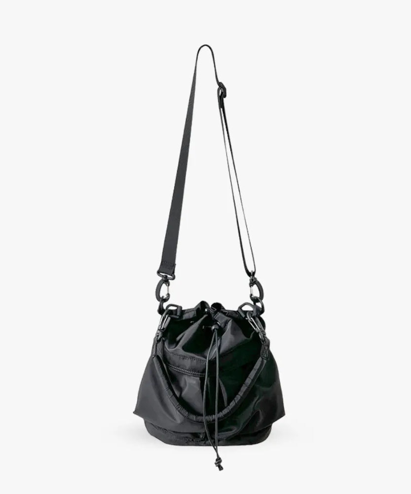 Bellance Vegan Leather Crossbody Bucket Bag