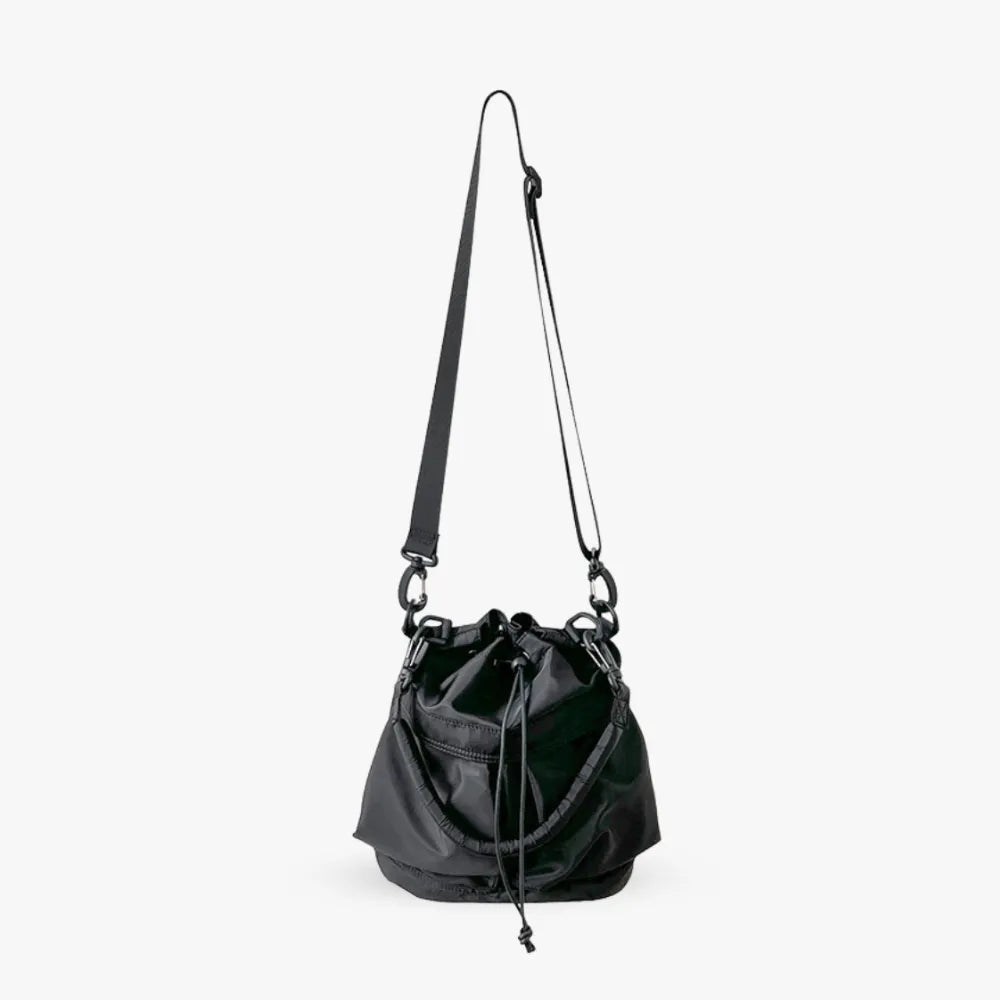 Bellance Vegan Leather Crossbody Bucket Bag