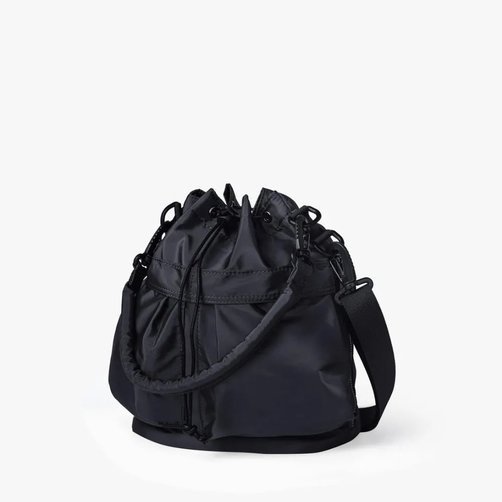 Bellance Vegan Leather Crossbody Bucket Bag