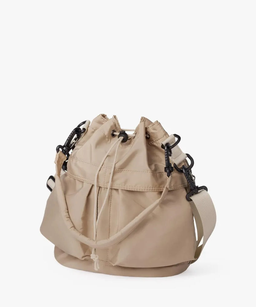 Bellance Vegan Leather Crossbody Bucket Bag
