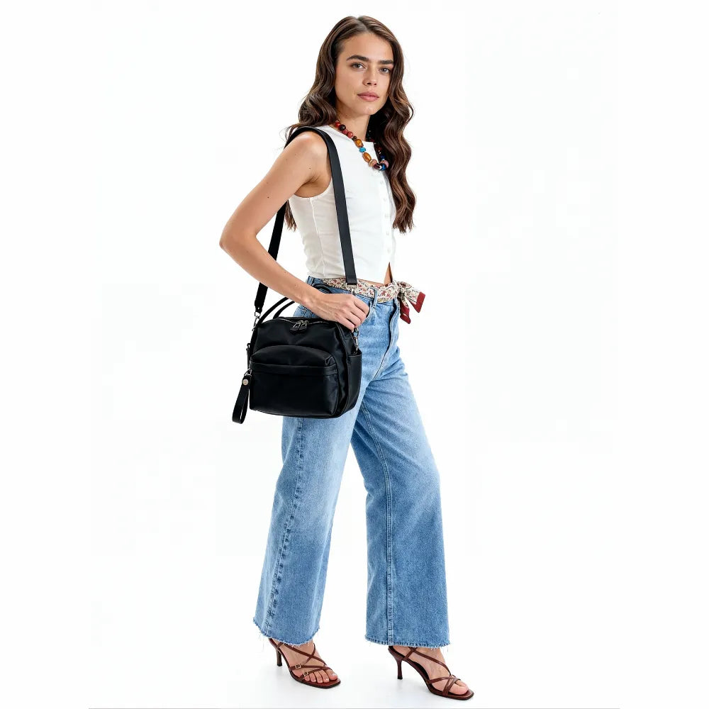 Lyona Vegan Leather Crossbody Bag