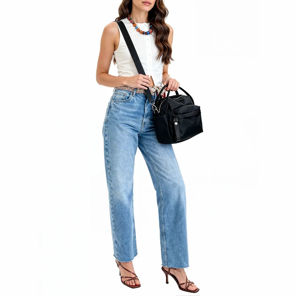 Lyona Vegan Leather Crossbody Bag