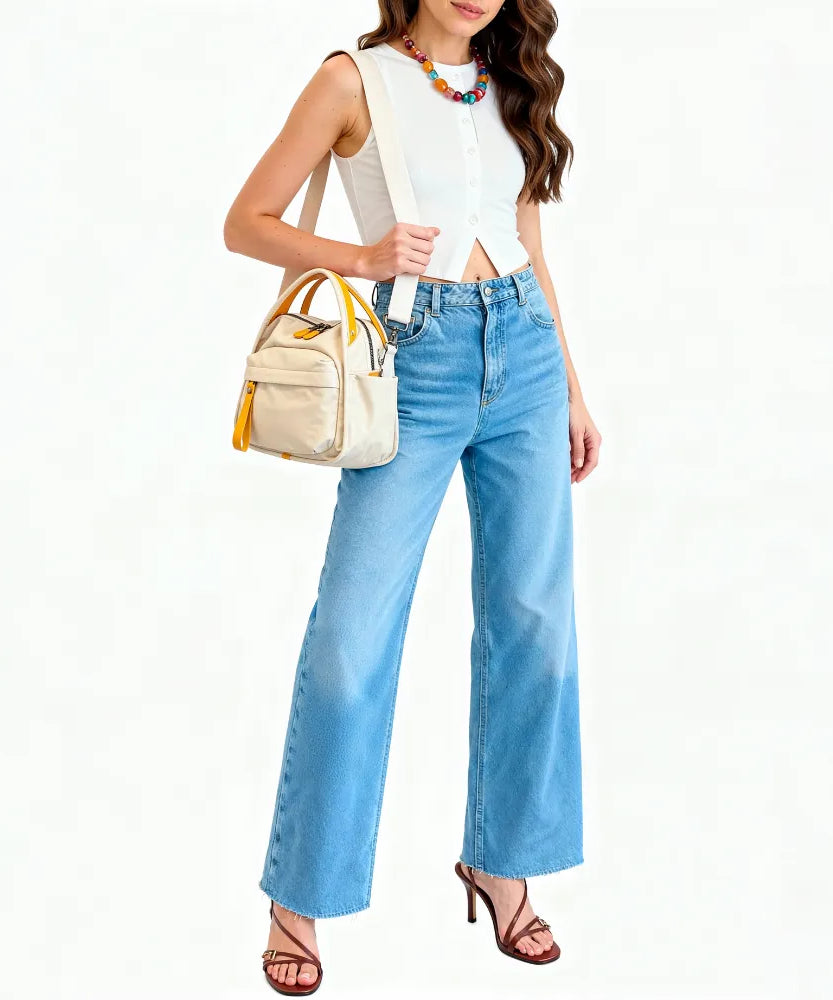 Lyona Vegan Leather Crossbody Bag