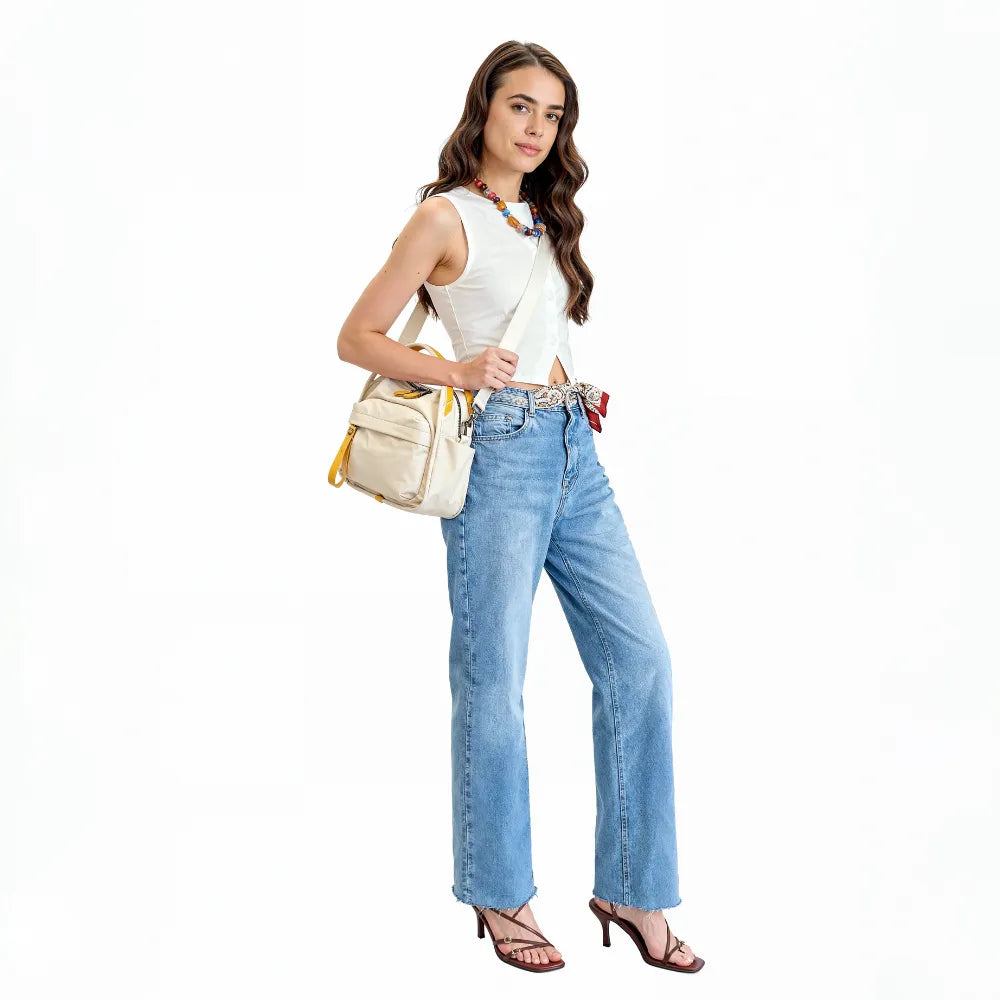 Lyona Vegan Leather Crossbody Bag