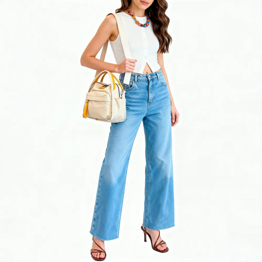 Lyona Vegan Leather Crossbody Bag