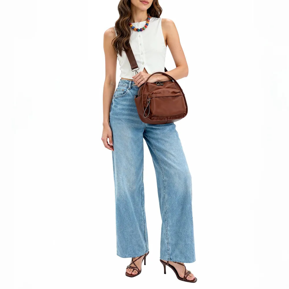 Lyona Vegan Leather Crossbody Bag