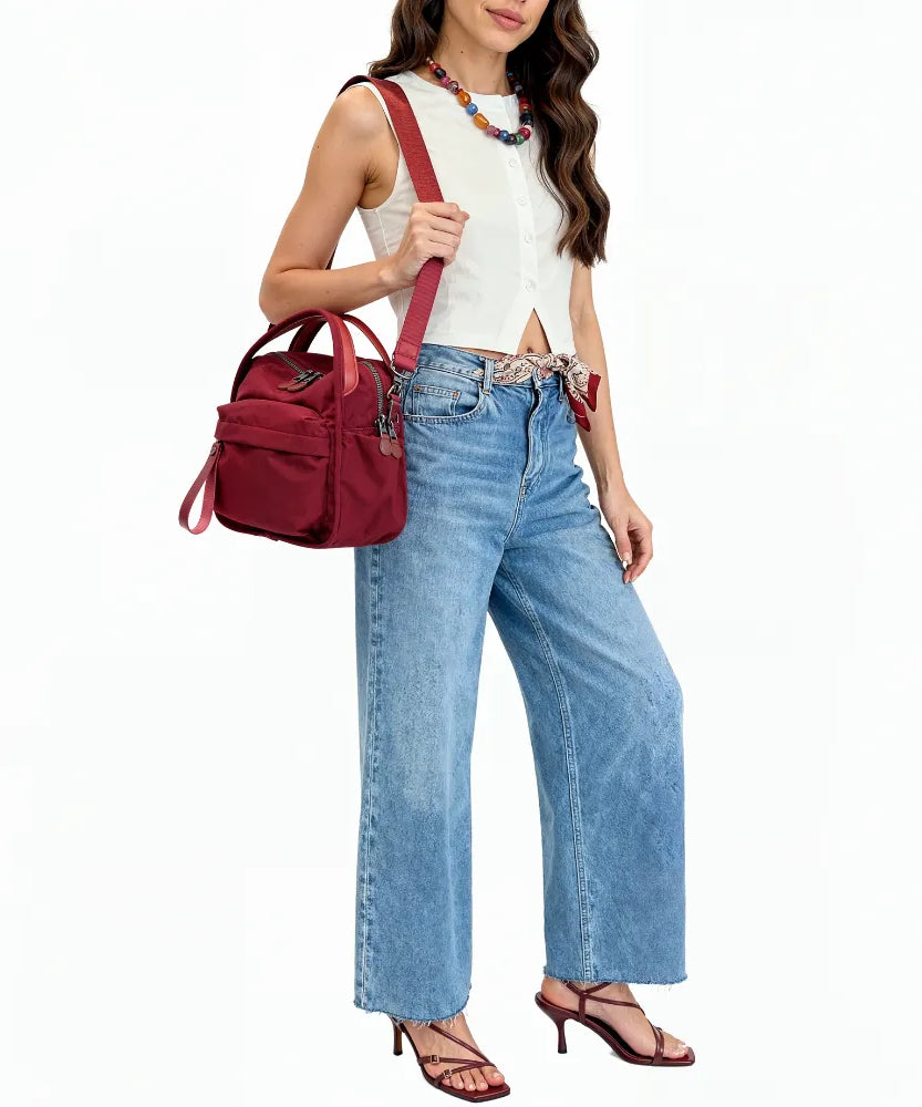 Lyona Vegan Leather Crossbody Bag