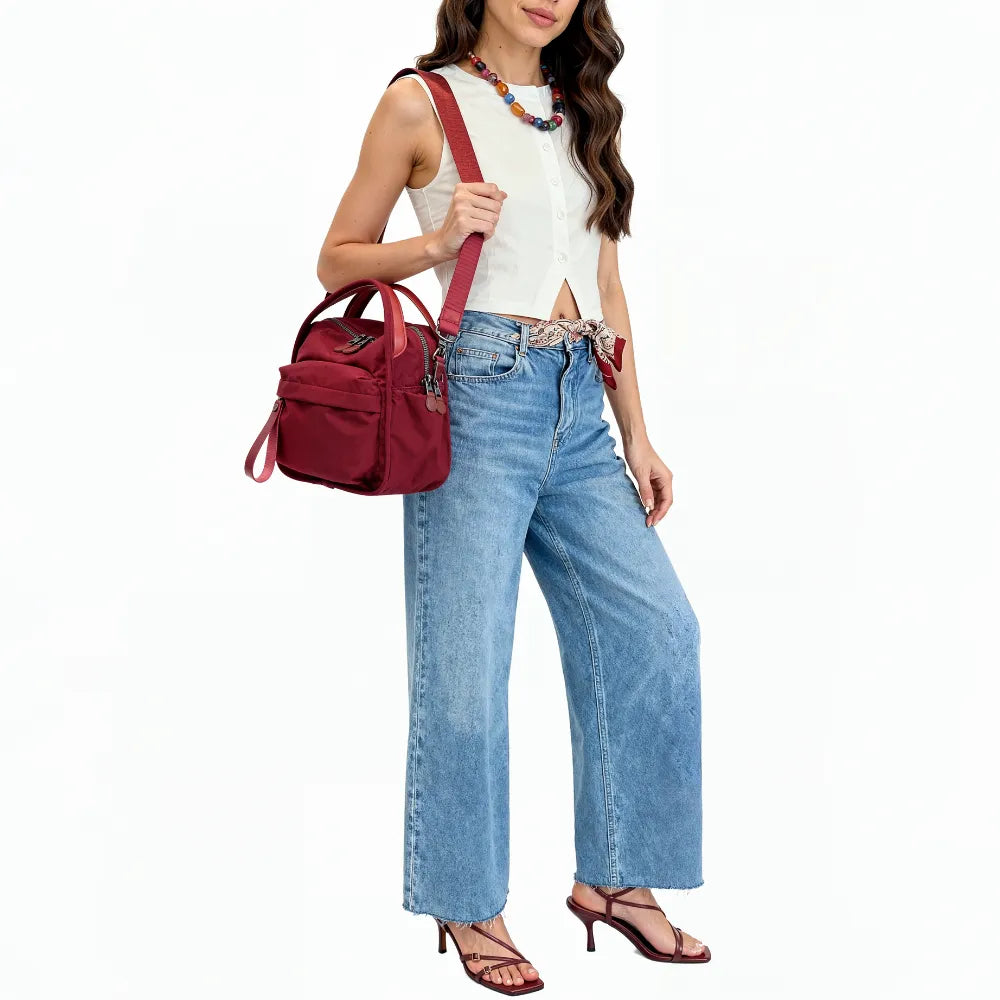 Lyona Vegan Leather Crossbody Bag