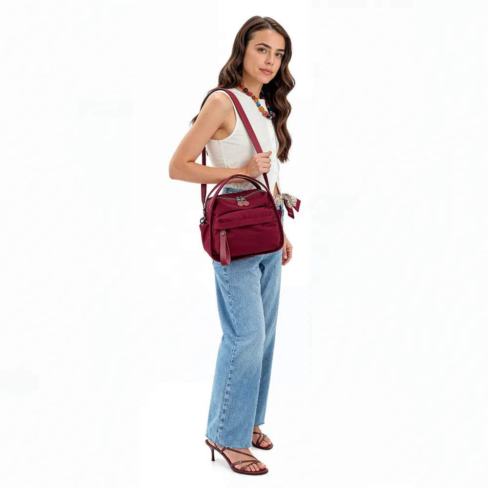 Lyona Vegan Leather Crossbody Bag