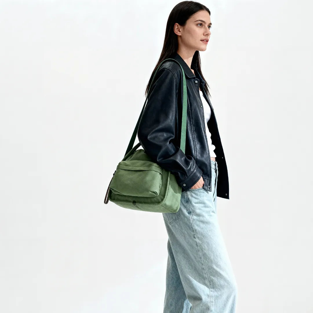 Lyona Vegan Leather Crossbody Bag