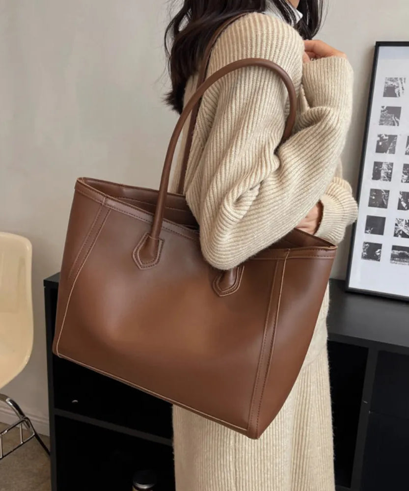 Clarvaux Vegan Leather Tote Bag