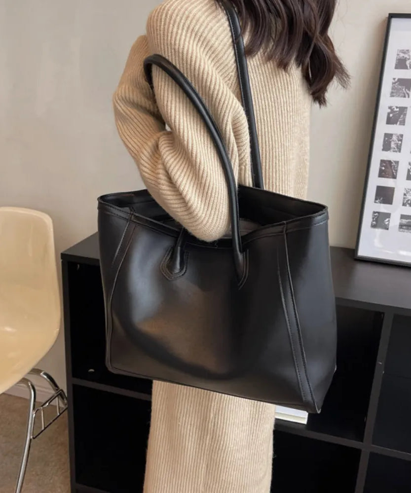 Clarvaux Vegan Leather Tote Bag