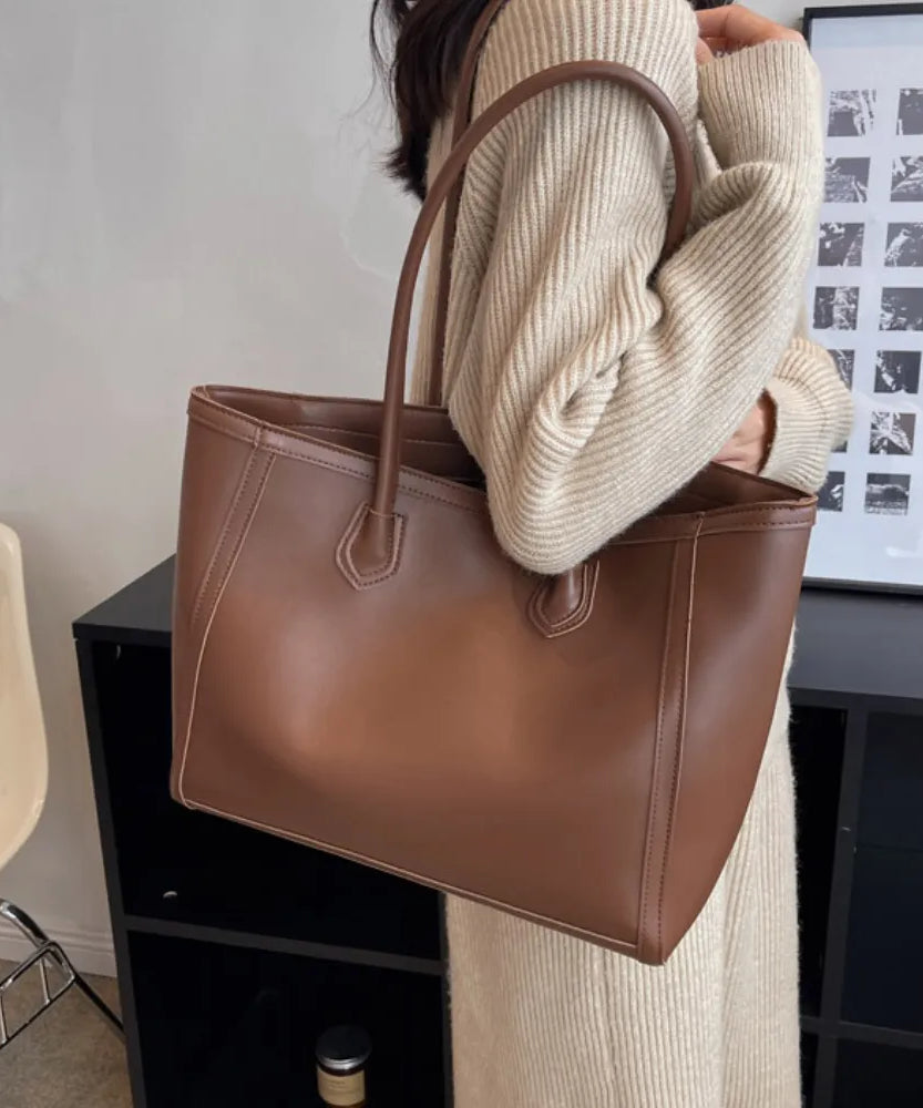 Clarvaux Vegan Leather Tote Bag