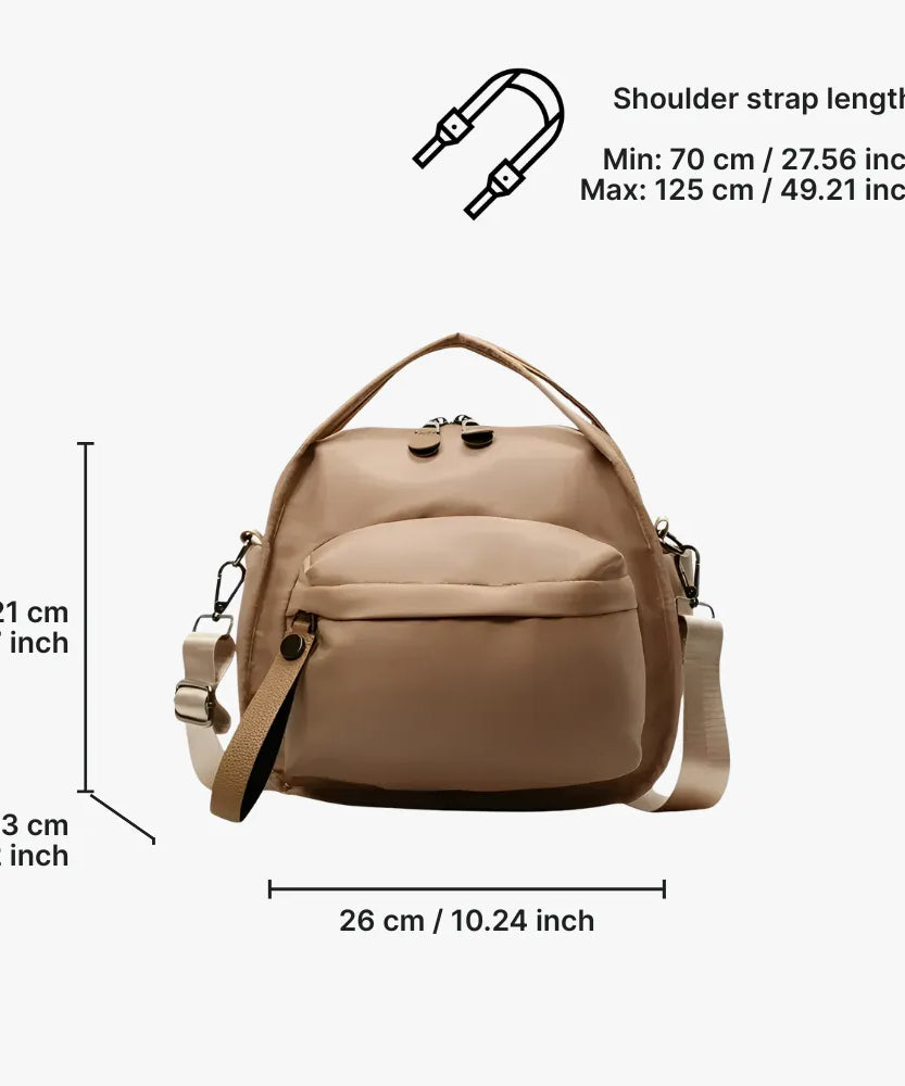 Lyona Vegan Leather Crossbody Bag