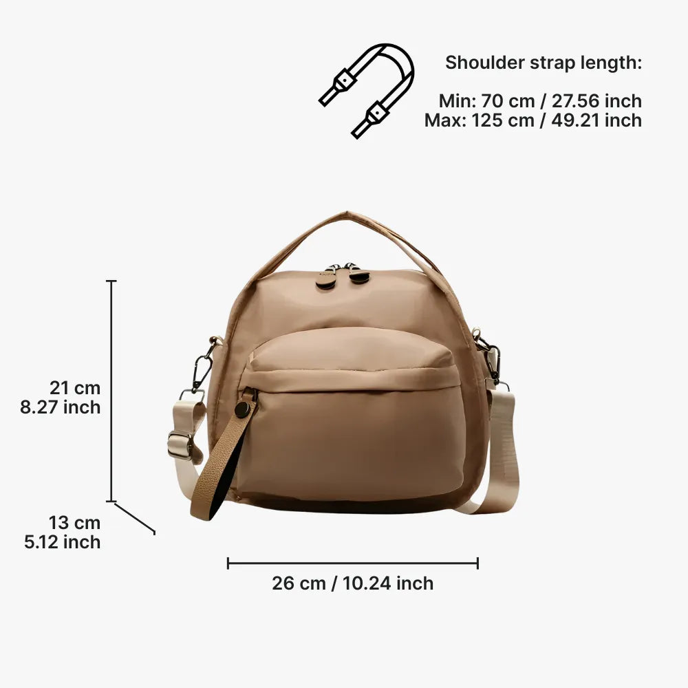 Lyona Vegan Leather Crossbody Bag