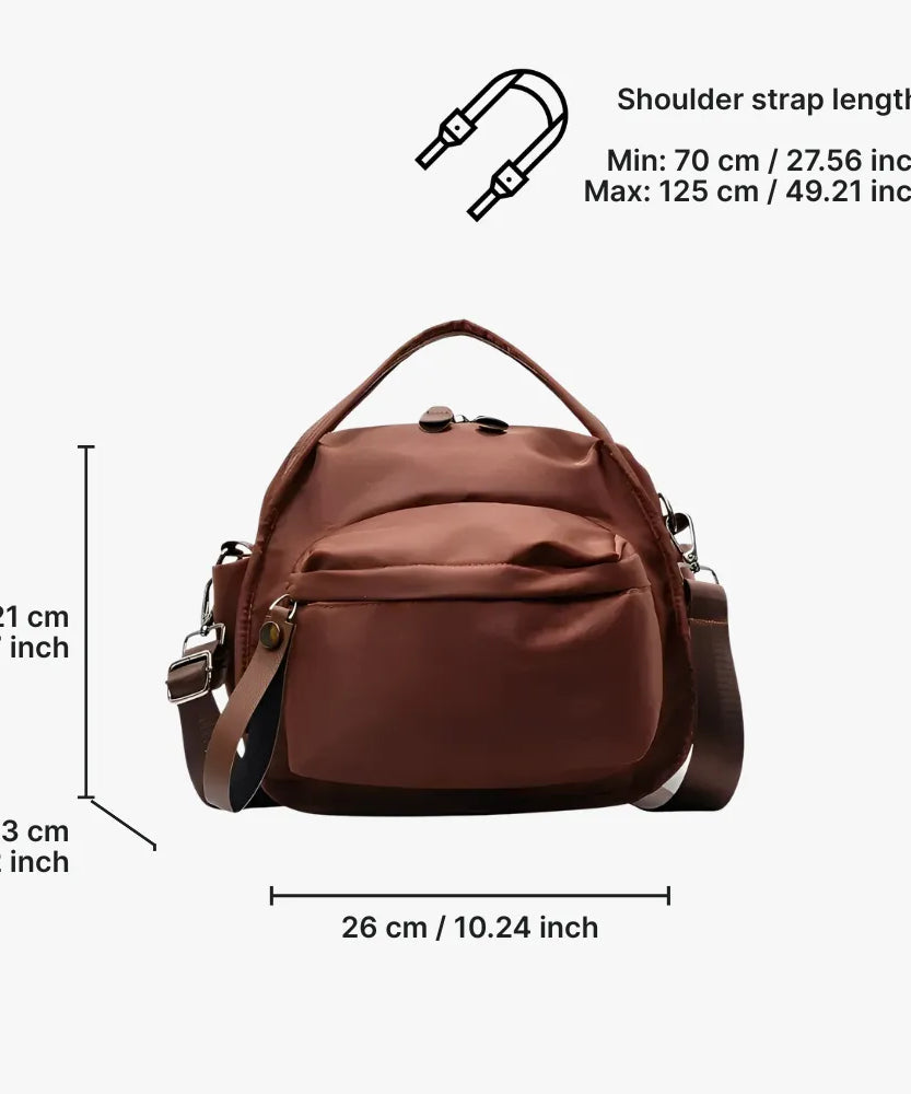 Lyona Vegan Leather Crossbody Bag