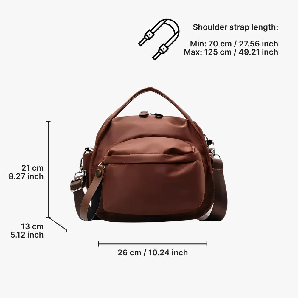 Lyona Vegan Leather Crossbody Bag