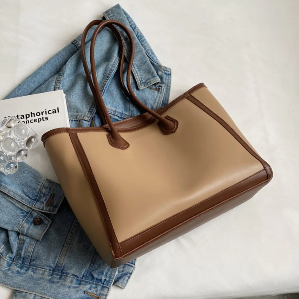 Clarvaux Vegan Leather Tote Bag