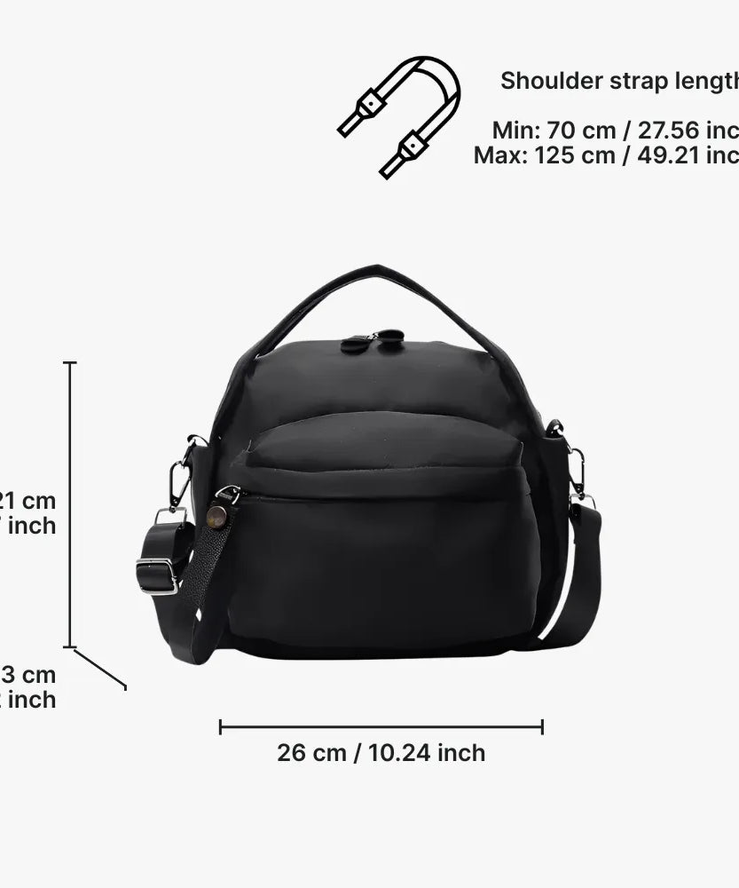 Lyona Vegan Leather Crossbody Bag