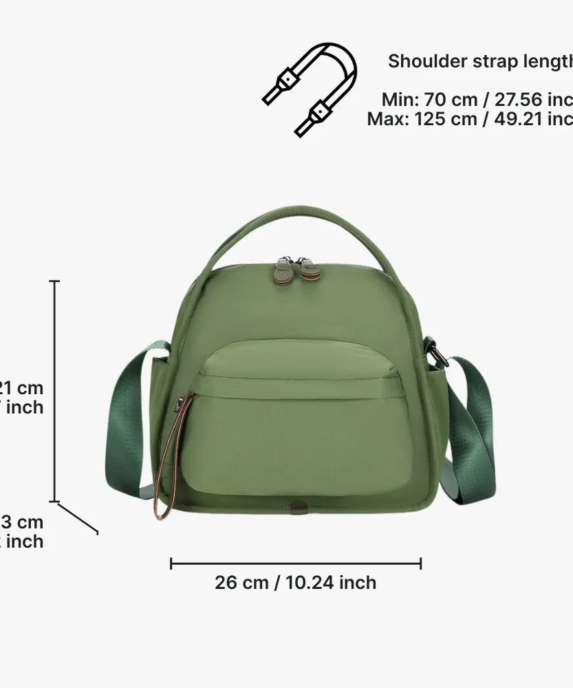 Lyona Vegan Leather Crossbody Bag