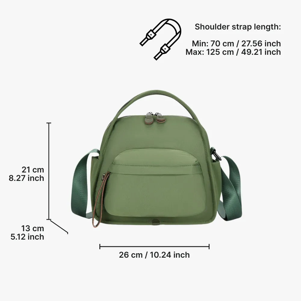 Lyona Vegan Leather Crossbody Bag