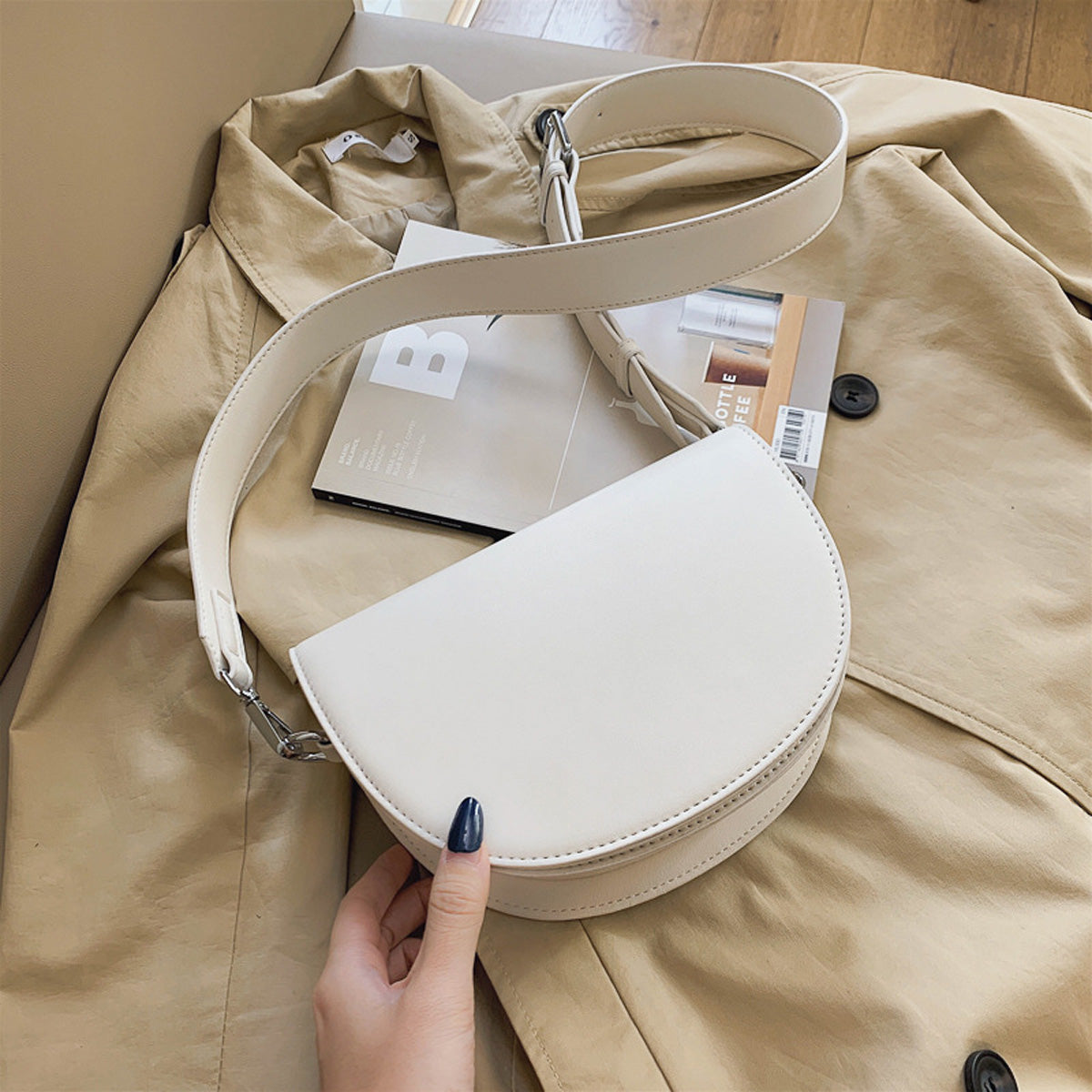 Serre Vegan Leather Crossbody Bag