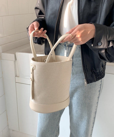 Serah Vegan Leather Crossbody Bucket Bag