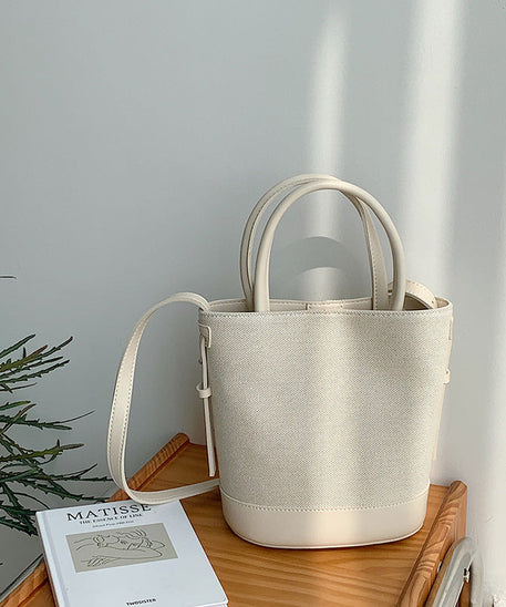 Serah Vegan Leather Crossbody Bucket Bag