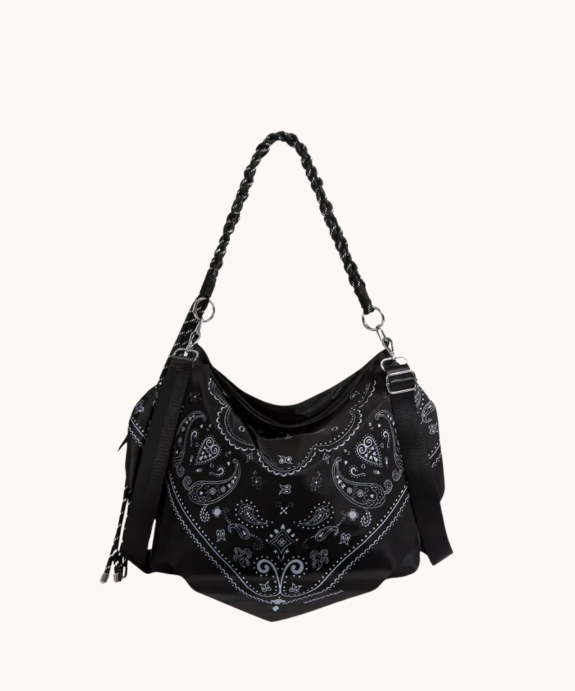 Noctelle Bandana Print Shoulder Bag